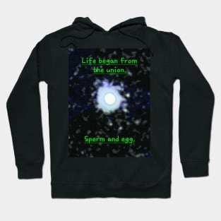 The principle of life. Hoodie